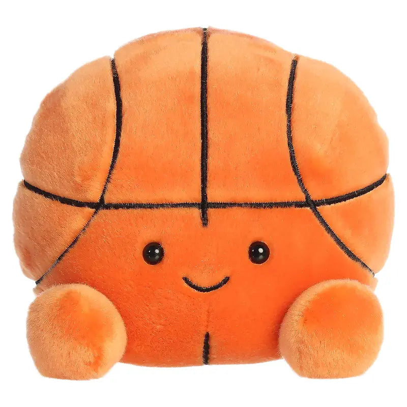 Palm Pals Adorable Hoops Basketball Orange Soft Plush Collectable Stuffed Animal