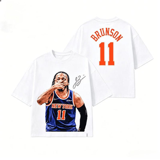 Jalen Brunson "SERIES" Graphic Tee for Knicks Nation, Knicks Basketball Fans Apparel, Brunson Burner Fans Basketball Streetwear Tee, Gift for Basketball Fan, Casual Summer Camiseta, Everyday Outfit, Game Day Outfit, Trendy Unisex Fan Merch
