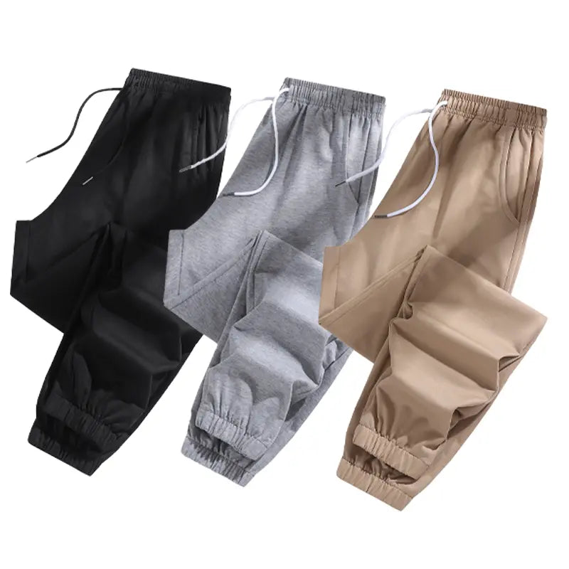 3-Piece Set of Women’S All-Season Jogger Pants—Versatile, Slimming, Height-Enhancing Casual Athletic Long Pants Suitable for Yoga and Beach Outdoor Activities.