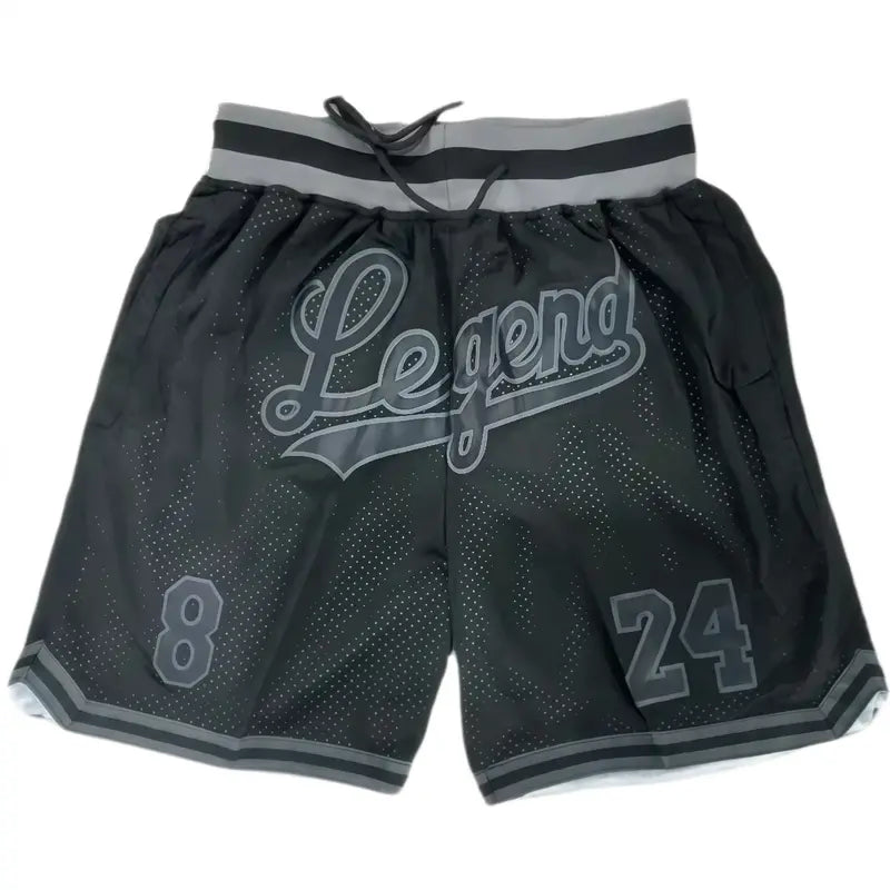Male 1992 USA Dream Team Sporty Chic Basketball Shorts - Activewear Bottoms, 4 Pockets, Embroidery, Stretchable, Big Size, Blue/White, Sewing Detail, Shorts Cut Keeps Legs Free to Move, Cold Wash, Do Not Dry Clean for Court, Outdoor Sports