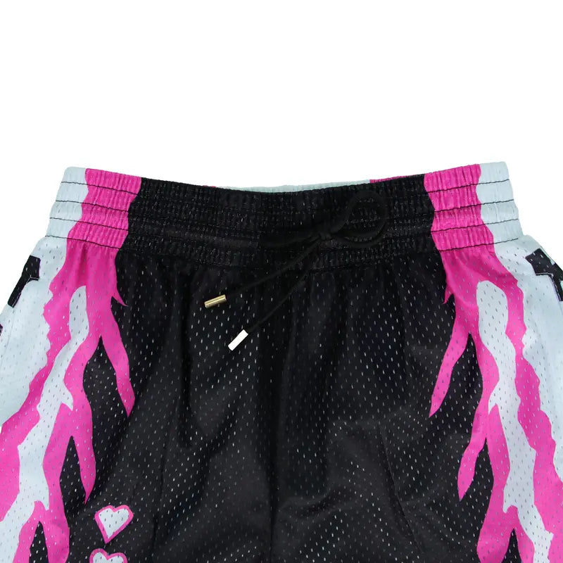 Bret Hart Survivor Series 1997 Retro Shorts Men'S Basketball Shorts Workout Sport Knee Pants with Pockets Athletic Sweat Walking Summer Cloudshorts