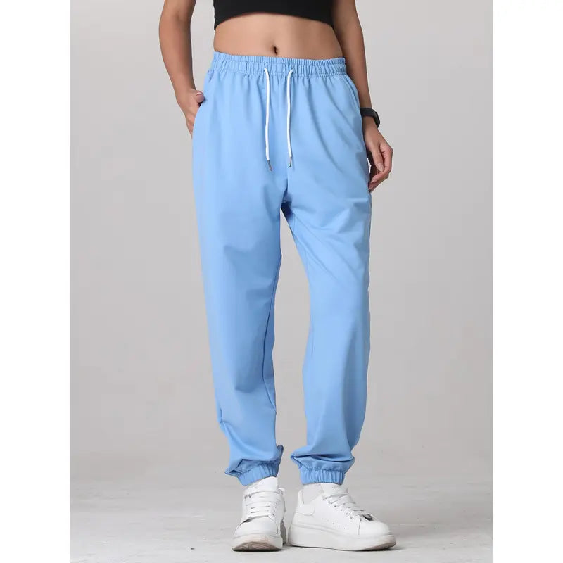 3-Piece Set of Women’S All-Season Jogger Pants—Versatile, Slimming, Height-Enhancing Casual Athletic Long Pants Suitable for Yoga and Beach Outdoor Activities.