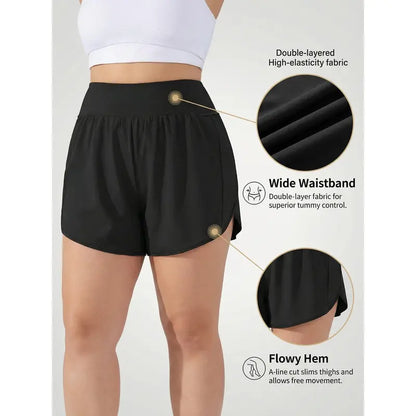 3 Pack Women’S Active Skorts, High Waist Athletic Skirts with Built-In Shorts for Tennis Golf Workout, Womens Running Shorts with Liner Womens 2 in 1 Athletic Shorts Quick Dry Shorts for Walking Gym Hiking