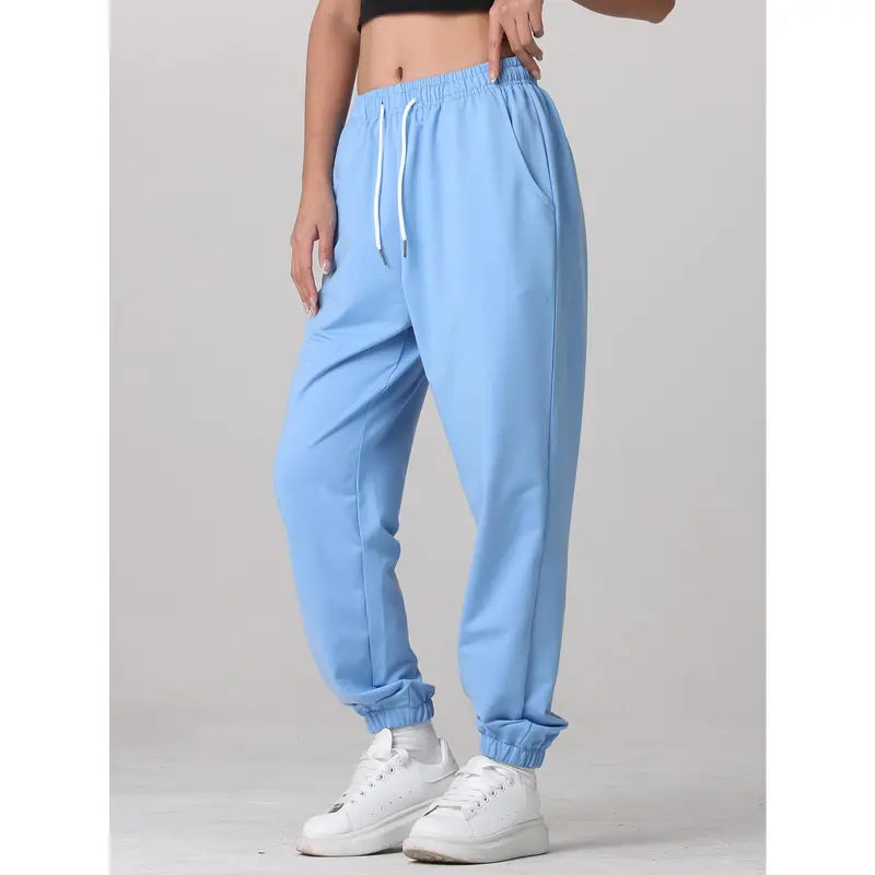 3-Piece Set of Women’S All-Season Jogger Pants—Versatile, Slimming, Height-Enhancing Casual Athletic Long Pants Suitable for Yoga and Beach Outdoor Activities.