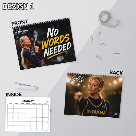 Sophi 2026-2027 Basketball Wall Calendar Ver3 – Fan Gift Poster Calendar